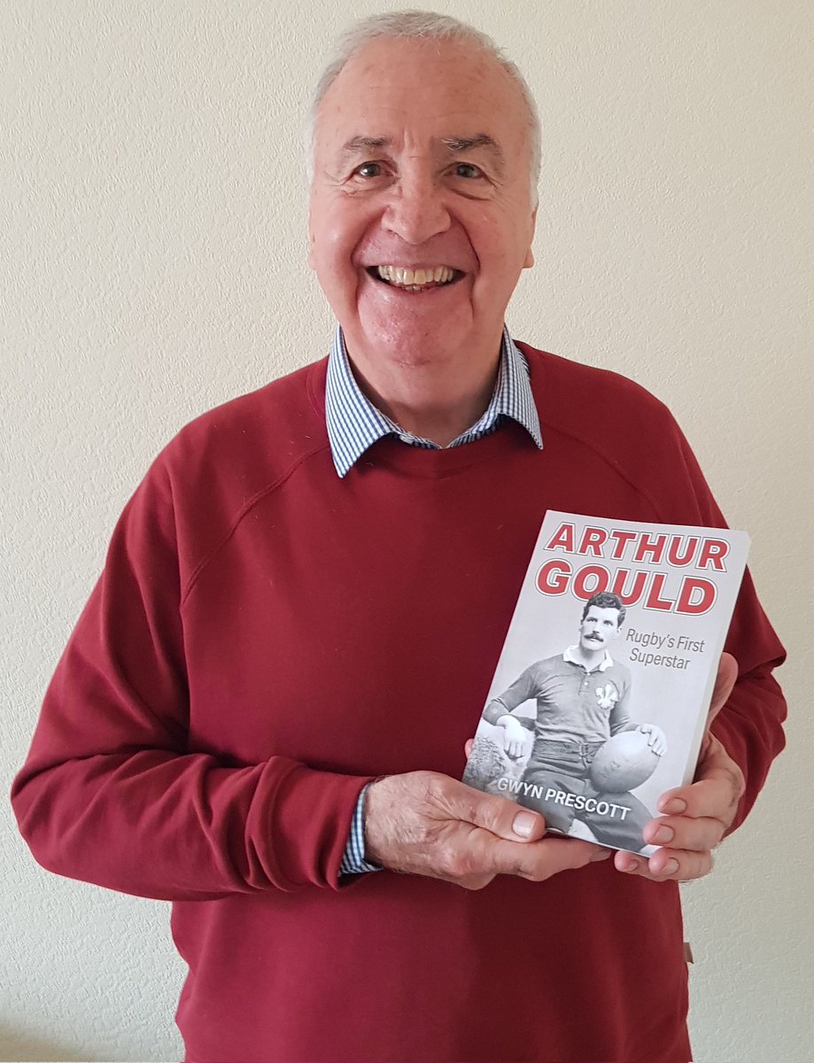 Many congratulations to Gwyn @rugbyhistorian Prescott on the publication of Arthur Gould - Rugby's First Superstar, available now in pbk & ebk from all booksellers via @Books_Wales & @uk_publishers 'A terrific book' according to @huwrichards3 It certainly is - da iawn Gwyn 👏🏽👏🏽