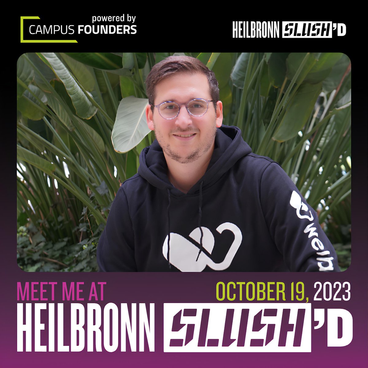 Heilbronn is calling 🚀

Ich bin dieses Jahr das erste Mal auf der <a href="/HeilbronnSlushD/">Heilbronn Slush'D</a> dabei!

Freue mich auf den Austausch zu unsere innovativen präventiven Gesundheitslösungen bei <a href="/wellabe/">wellabe</a>, sowie auf spannende Vorträge und neue Impulse.

Wer aus meinem Netzwerk ist sonst dabei?