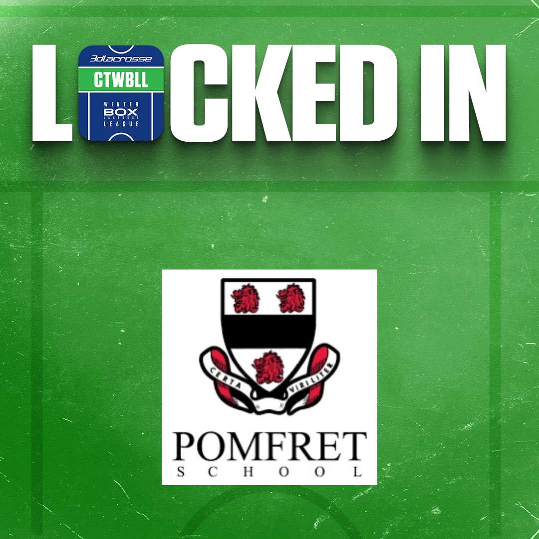 3d Lacrosse NE South (@3dnesouth) on Twitter photo ๐Locked In๐
Excited to welcome back <a href="/PomfretLacrosse/">Pomfret Lacrosse</a> to the Connecticut Winter Box Lacrosse League (CTWBLL) for the upcoming 2024 season! ๐Locked In๐
Excited to welcome back <a href="/PomfretLacrosse/">Pomfret Lacrosse</a> to the Connecticut Winter Box Lacrosse League (CTWBLL) for the upcoming 2024 season!