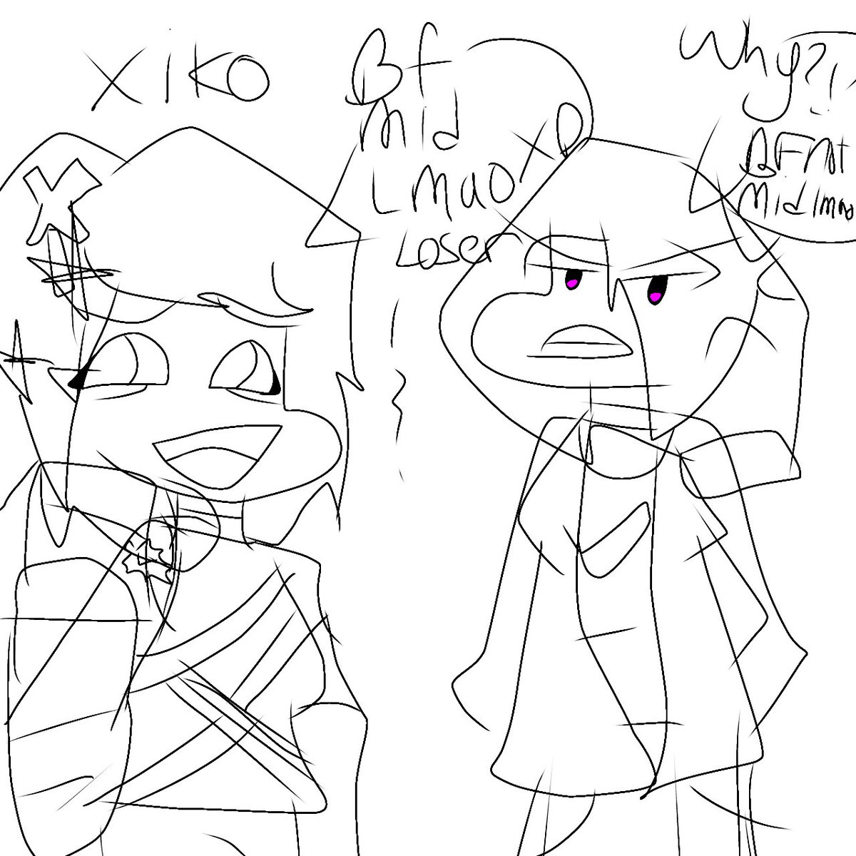 theladyskiyuna's tweet photo. xiko and skyash fnf fanart thank you! Glad you like very nice drawing doddle sketch. 😊💕 @ClassyArtNStuff . #skyverse #skyashfnf #xiko #FNF #oc #gffangirl https://t.co/XeoFJI8Ea4