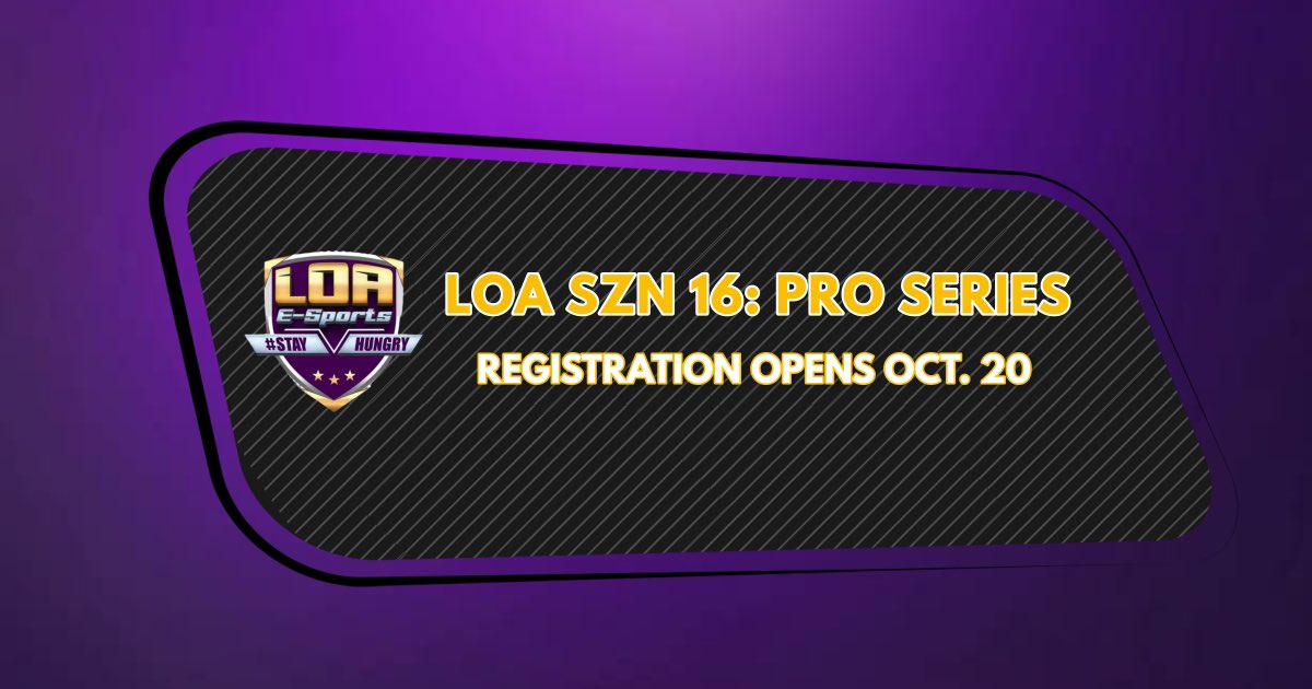 LOA Draft league registration will be open this Friday‼️ we are currently looking for more qualified GMs. Please dm <a href="/Sauce_walka757/">🦊</a> if you are interested in being a GM