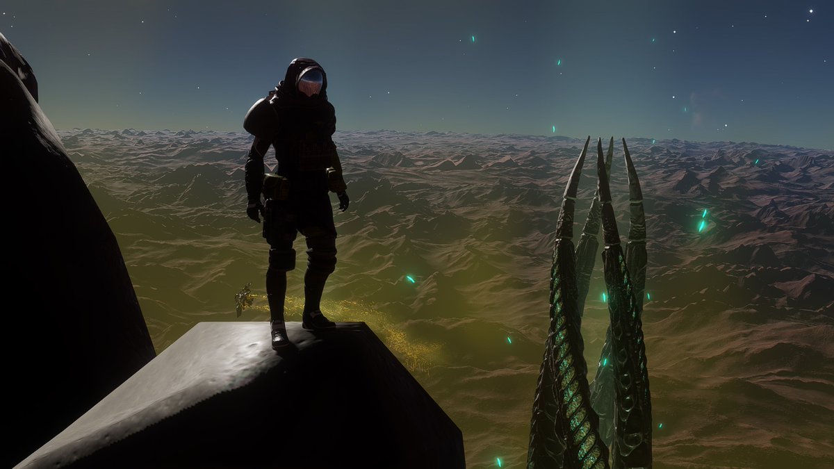 stargoid's tweet photo. SO... #Update17 is LIVE and we're actually able to LAND on one of the new giant structure thingies! CRAZY! #StellarScreamShots #EliteDangerous @EliteDangerous OMG!!! Frontier has OUT DONE THEM SELVES this time! #WOW https://t.co/1Es2kYNK9L