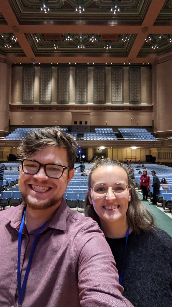 Marie and I kicking off the main program of the @IEEEembs #bhi2023 conference in #Pittsburgh with our @FAUEmpkinS talks about stress and depression, with @BjoernEskofier chairing the session. The venue is breathtaking... :-) @FAU_MaD_Lab @UniFAU #IEEEBHI2023