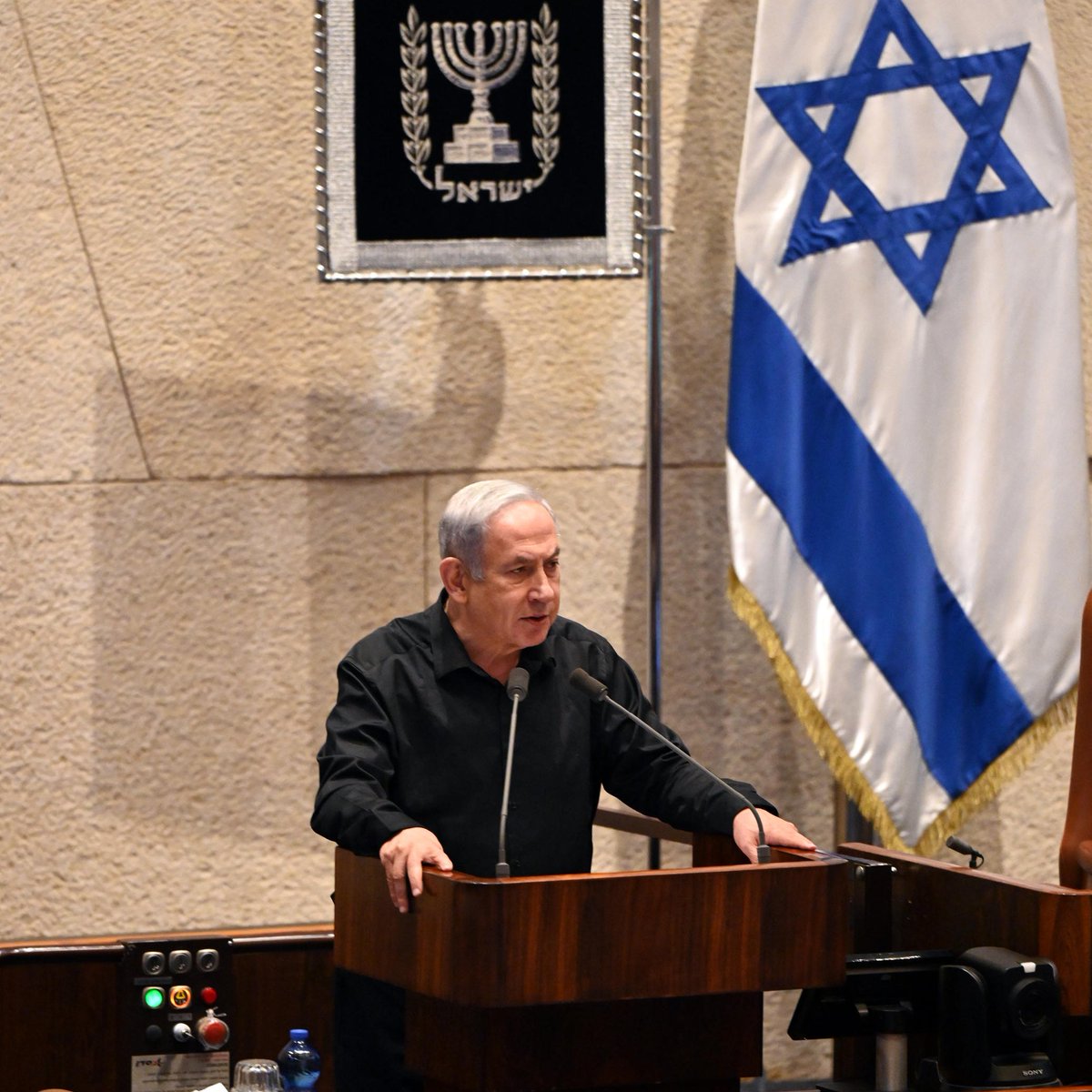 IsraeliPM's tweet image. Prime Minister Benjamin Netanyahu's Remarks at the Opening of the Winter Assembly of the 25th Knesset's Second Session

"This is a moment of genuine struggle against those who have risen up against us to destroy us."