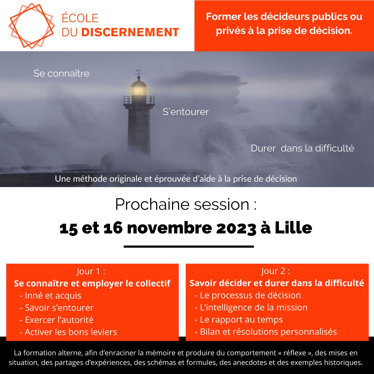 École du discernement tweet media