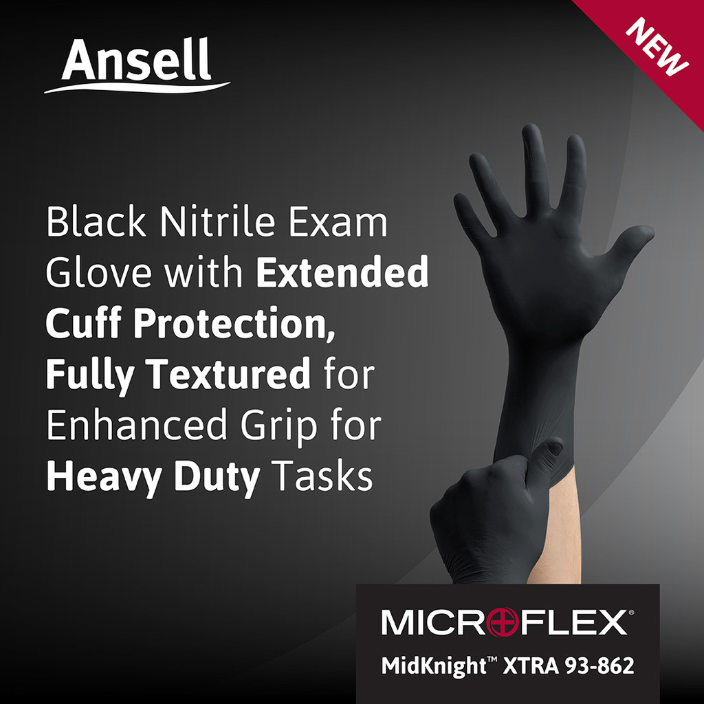 We are thrilled to introduce the enhanced MICROFLEX® MIDKNIGHT™ XTRA, now providing an extra layer of protection with every use – your stress-free solution.

Learn more: bit.ly/3PuUIv5

#AnsellProtects #Microflex