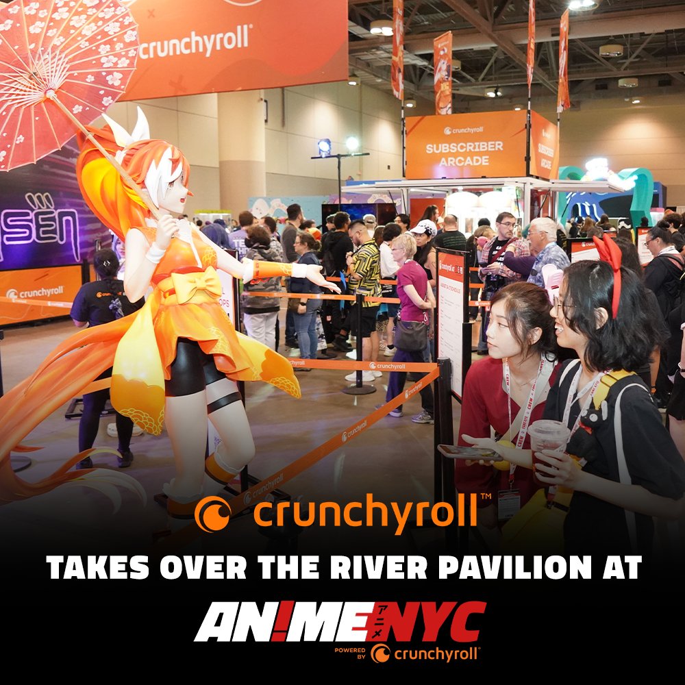 Confira os principais anúncios da Crunchyroll na Anime NYC