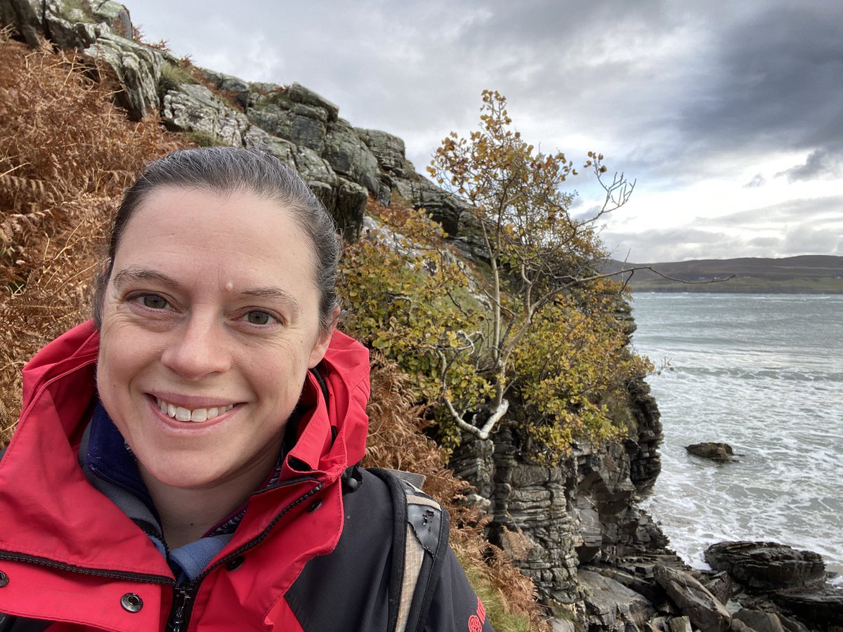 Gorgeous autumnal colours on the coastal #Aspen at Tongue Bay. This beautiful tree is often restricted to isolated groups, but #conservation work is underway to protect & expand its #woodland extend from shore to mountain slopes 🤗 #PaintingScotlandYellow #AspenTwitter