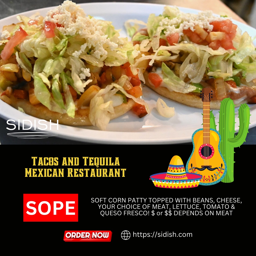 Sidish: Where Tacos and Tequila Create Flavorful Fiesta Nights in Every Bite! 

🌐 sidish.com

#sidish #onlinerestaurantcreator #foodiefinds #menuinspiration #foodiecommunity #foodlovers #eatlocal #foodjourney #foodtravel #foodcrawl #foodiebucketlist