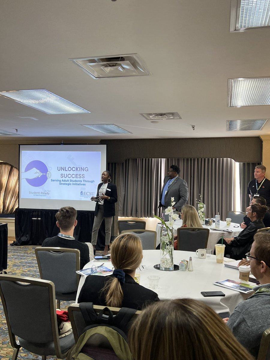 Packed session at #ACHE85 conference to learn how to serve #adultlearners better with <a href="/MattBergman1/">Matt Bergman</a> @student_ready <a href="/Sarah_Ancel/">Sarah Ancel</a>