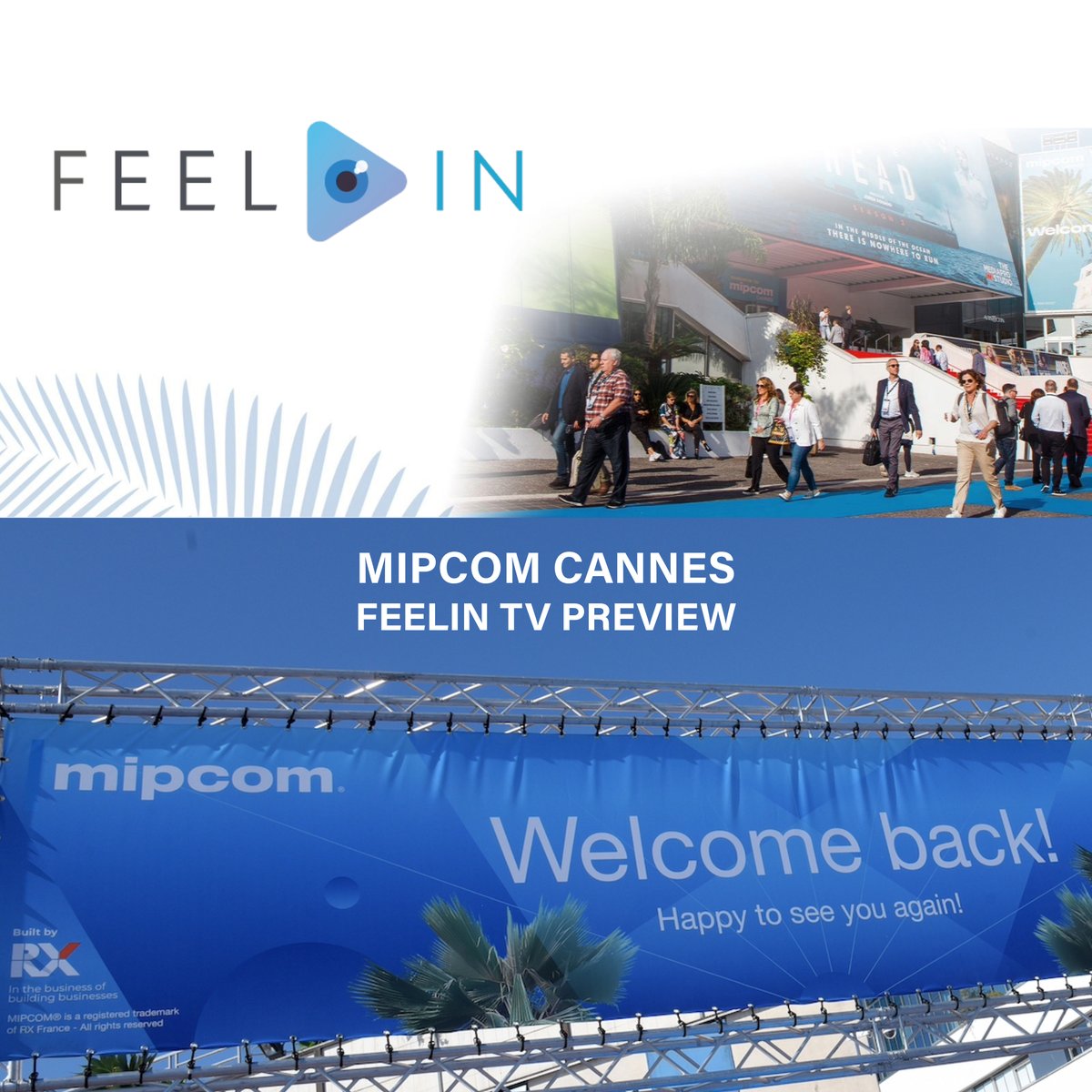 feelin_app's tweet photo. Announcement to the inter TV Entertainment market at MIPCOM CANNES 2023 #MIPCOMCANNES
We're absolutely thrilled to present a sneak peek into what could be the future of TV as FEELIN TV is ready to revolutionise the way TV channels get real feedback from audience of viewers on TV. https://t.co/t6Lwkxr7u2