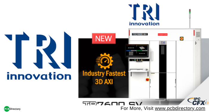 PCB_Directory's tweet photo. TRI Launches New High-Performance 3D AXI for High Resolution and High-Yield-Rate Inspection
Click here to read more: https://t.co/6H1i9nXizg
#TRI #3DAXI #HighPerformanceInspection #HighResolution #HighYieldRate #ElectronicsInspection https://t.co/w8aJYP0xPE