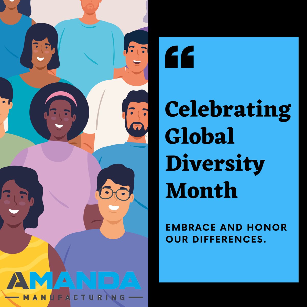 Amanda_Mfg's tweet photo. 🌍✨ Global Diversity Awareness Month: Unite for Change! ✨🌍
Diversity is our strength, and inclusion is our superpower. Together, we can break down barriers and create a more equitable and united society.
#GlobalDiversity #InclusionMatters #EmbraceDifferences https://t.co/lqlapWnxqI