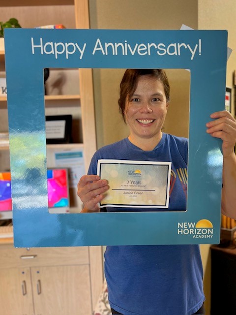 NHAcareers's tweet photo. Happy anniversary to four excellent teachers at our New Horizon Academy school in Woodbury, Minnesota! 🎉 https://t.co/hvwW2JOzQv
