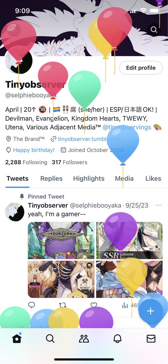 Tinyobserver @ Fujoshi Faguette™️ tweet media