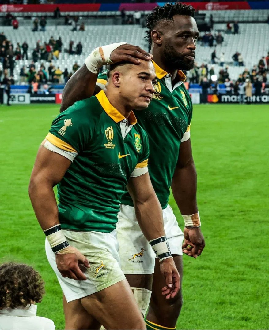 We scored 4 tries in a QF against one of the best teams in the world and clear favorites in the competition. No one can say we don’t deserve to be here. #RSAvFRA #RugbyWorldCup #rugbyworldcup2023 #Springboks