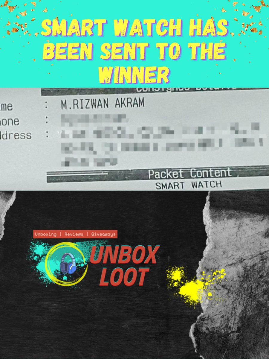UnboxLoot's tweet photo. ہماری قرعہ اندازی کے نویں فاتح:

@IslamicV62242

انہیں ان کی اسمارٹ واچ بھیج دی جائے گی۔

#PAKvAUS #BabarAzam𓃵 #BehindYouSkipper #MuhammadRizwan #AUSvsSL #fixed #FarrukhHabib Shoaib Malik #ICCCricketWorldCup23 David Warner #AUSvSL https://t.co/FheEyt23Rs