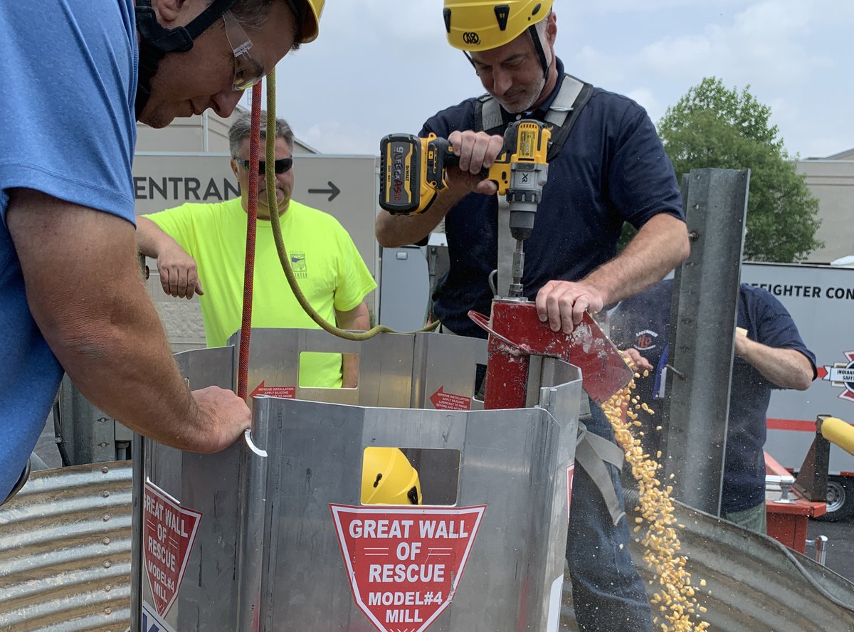 INCornFarmers's tweet image. Harvest Season is here, &amp;amp; we want to highlight the importance of GRAIN BIN SAFETY. ICMC is partnering with local organizations to help provide training &amp;amp; equipment to make first responders are prepared for grain bin incidents. 
Learn more: bit.ly/3RsnxLc #CornCheckoff