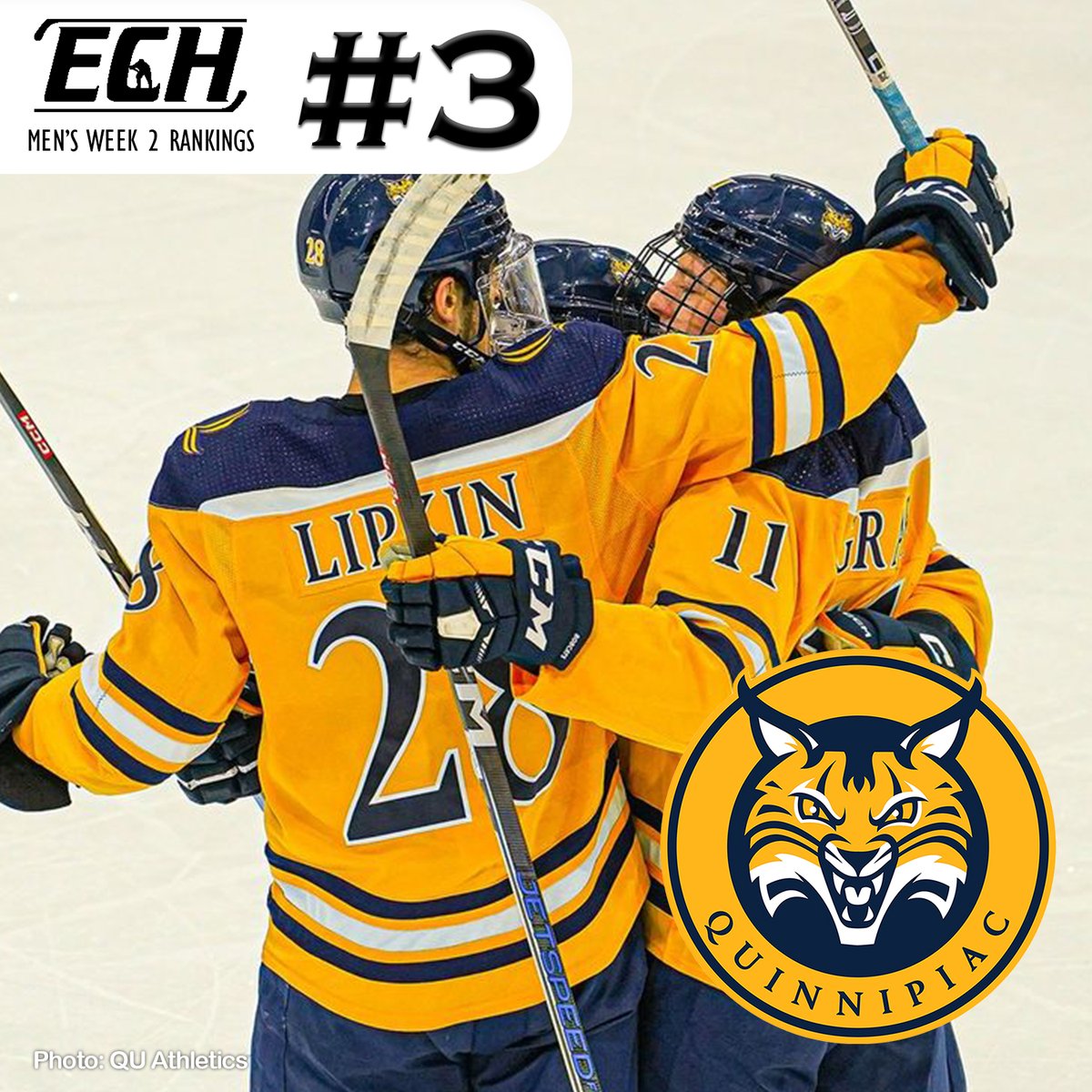 TeamECH's tweet photo. 🚨NEW ECH Men's rankings🚨
1. Minnesota
2. BC
3. Quinnipiac
4. Denver
5. BU
6. North Dakota
7. Michigan
8. Michigan State
9. Providence
10. Minnesota State
11. Cornell
12. UMD
13. Penn State
14. MTU
15. Omaha
16. Ohio State
17. WMU
18. ASU
19. UNH
20. Holy Cross https://t.co/2McHBSYxvu
