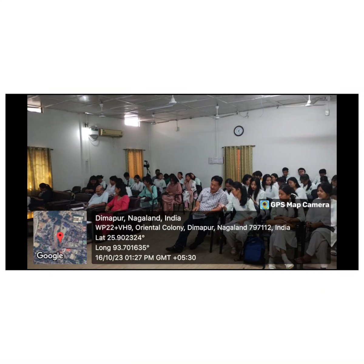 DimapurCollege's tweet photo. Reflecting on World Food Day 2023 🌍🍽️: Dept. of Economics, DGC &amp; North East Network unite to mark this day, themed "Water is life, Water is food. No one left behind." 💧🍏
Proud to join the mission for food &amp; water for all. Let's sustain the spirit! 🌱💙
#WorldFoodDay https://t.co/Uci8KPCYBy