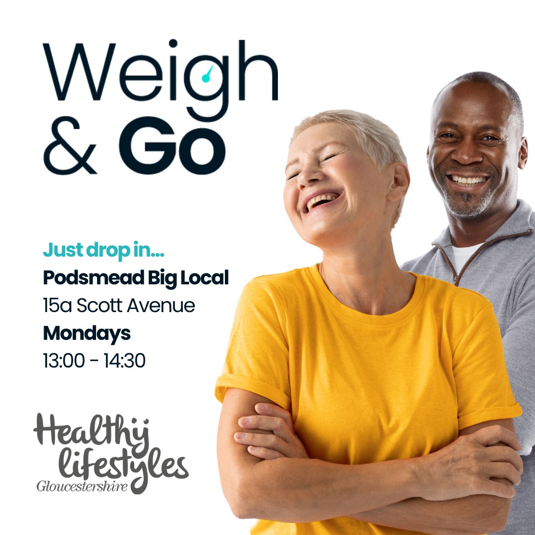 We had a great turn out at Weigh and Go yesterday at the #Podsmead Hub, with residents making the most of the chance to talk to the Healthy Lifestyles #Gloucestershire team about their #health questions and goals.  It's back again next Monday, just drop in between 1-2.30pm.