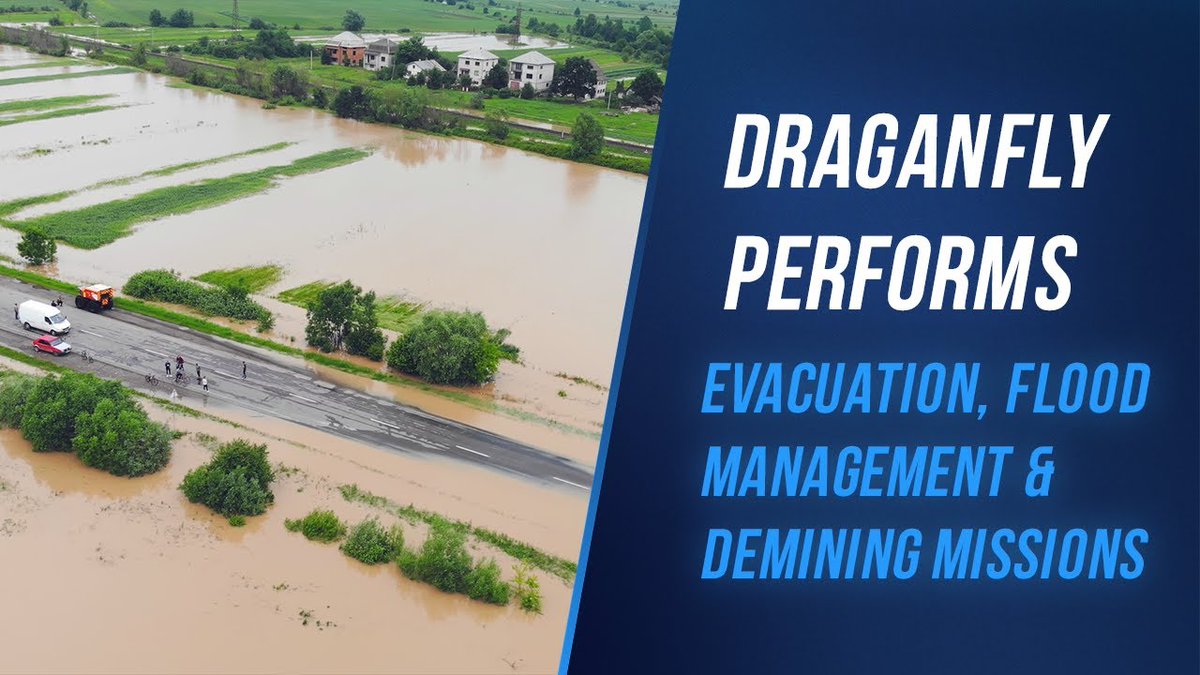 Draganfly's partnership with DEF-C in flood mitigation and demining is a testament to their commitment to community support. Their real-time reconnaissance deployment aids in safe evacuations, reducing response times. A step towards positive change. #DisasterRelief  #Innovation