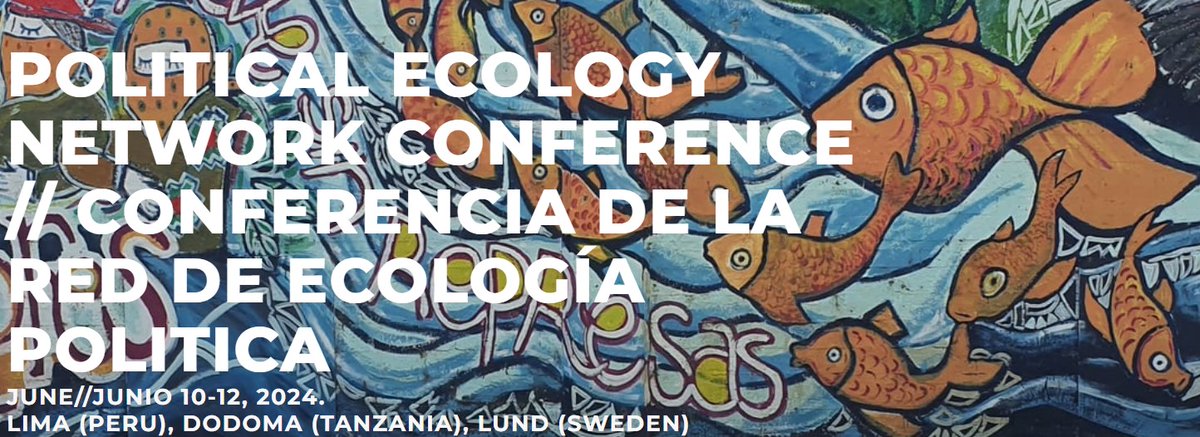 The POLLEN24 Conference CfP is out! Join us in Lima, Lund or Dodoma to discuss how political ecology can nurture plural and just socio-ecologial futures!   Deadline: December 15th, 2023 // More info: pollen2024.brick.site/call #POLLEN24