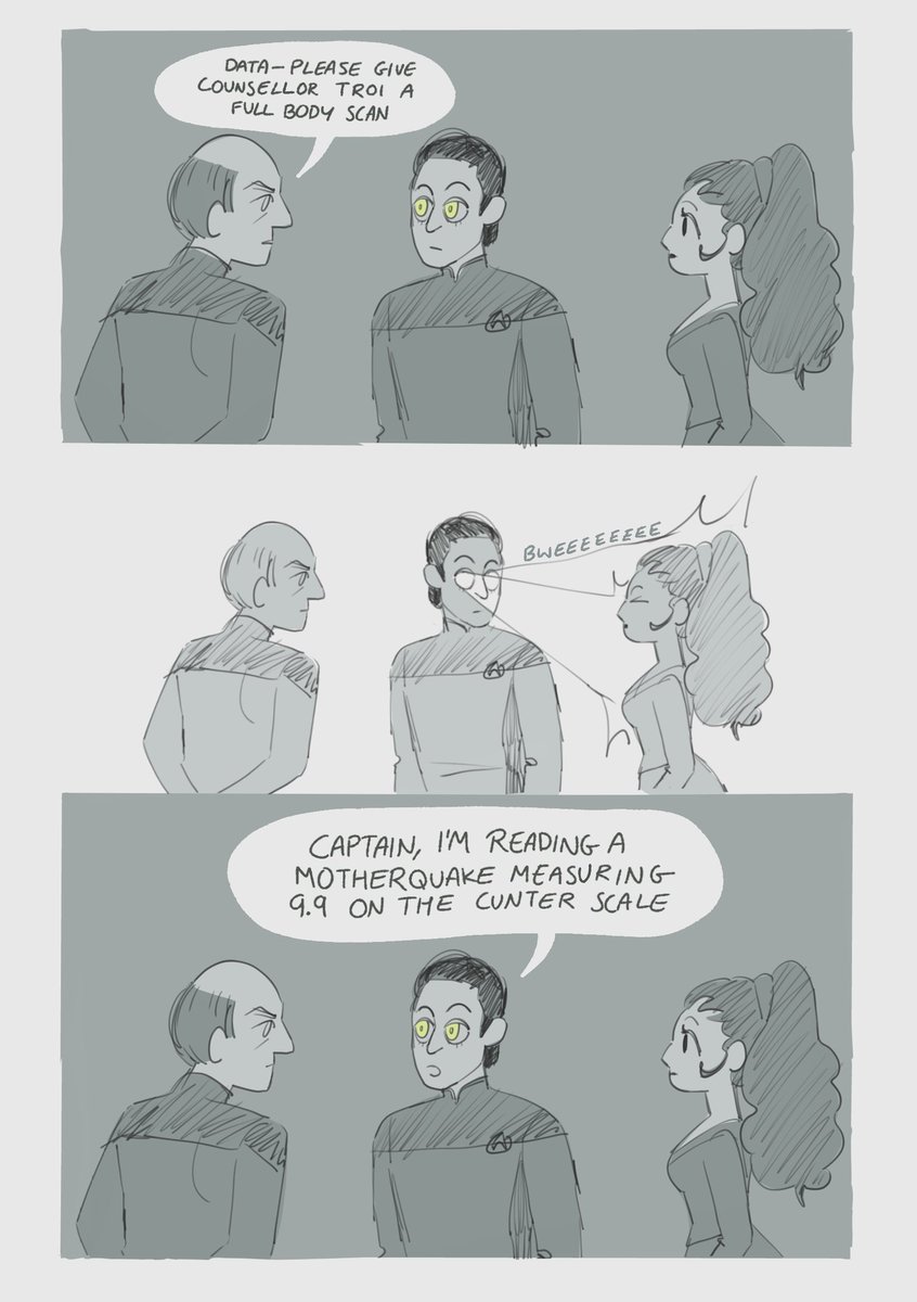 (worf voice) SLAY #startrekTNG #tng #deannatroi #datasoong #picard