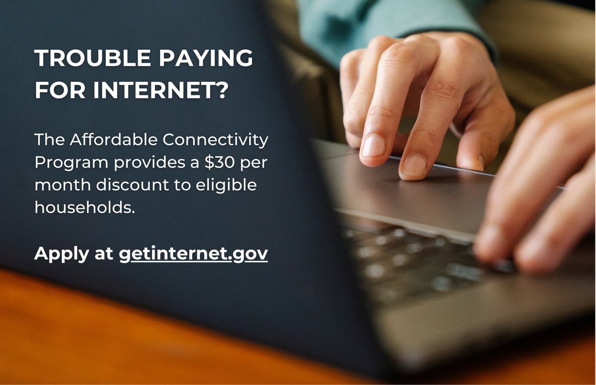 NCBroadband's tweet photo. More than 850,000 N.C. households that have signed up for the @FCC's Affordable Connectivity Program (ACP) for a $30/month discount on internet service. Some providers also offer $30/month packages, so you pay $0 combined with ACP. 

Learn more 👉 https://t.co/MehppZ6MFB https://t.co/vyNEdx1kVF