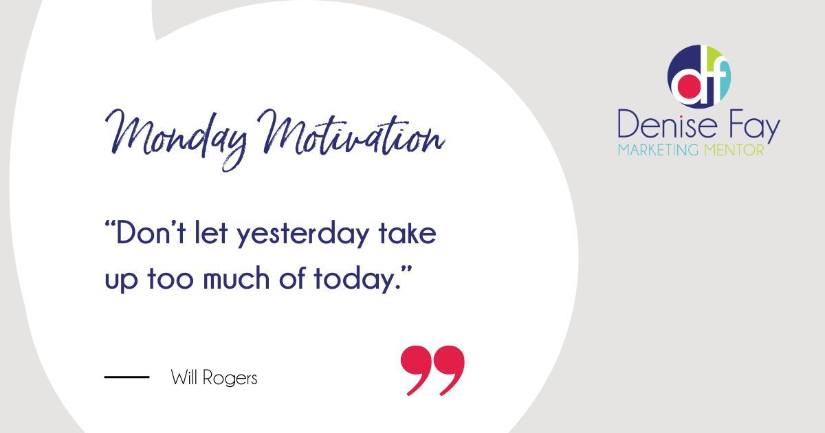It's Monday. That means one thing it's #mondaymotivation.

I saw this quote and thought yep, this is the one for today.

If you like it, double tap and give me a heart. Let me know if you really like it. 

#thefayway #denisefay #denise_fay_achievemarketing #marketing