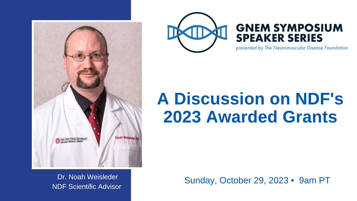Neuromuscular Disease Foundation tweet media