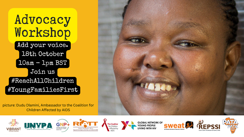 childrenandHIV's tweet photo. Just a few days until the 2023 Advocates workshop that you can join to add your voice to as we work to champion the rights of children and adolescents affected by HIV. Register to attend. 18th October, 10am - 1pm BST. https://t.co/Dtnjp6Z9yr #ReachAllChildren #YoungFamiliesFirst https://t.co/hDwncooT6f