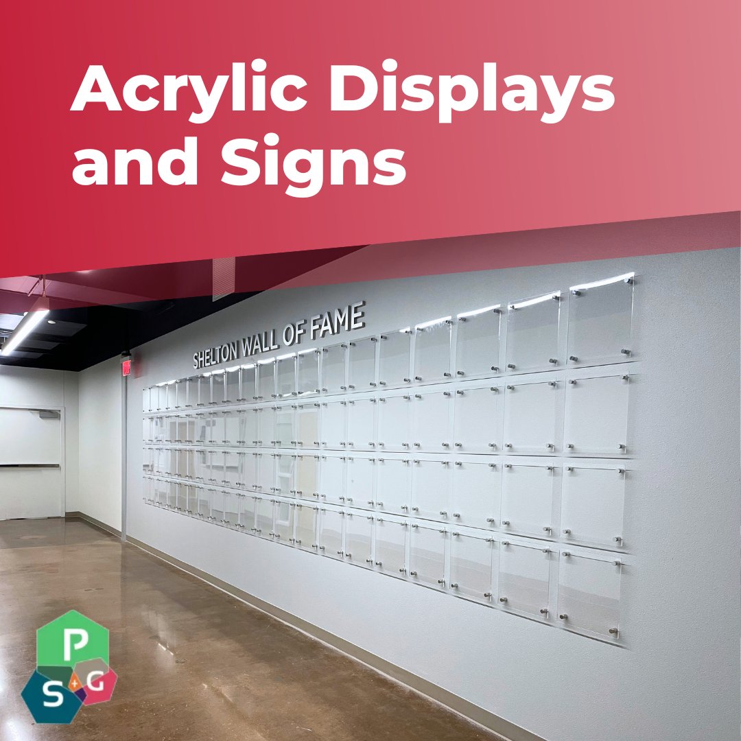 Acrylic's versatility allows for intricate designs, vibrant colors, and eye-catching clarity.

Whether you're seeking to enhance your branding, share your company's story, or create unique custom displays, #acrylic is the perfect choice!

bit.ly/3KOWmnZ  
📞940-365-7868