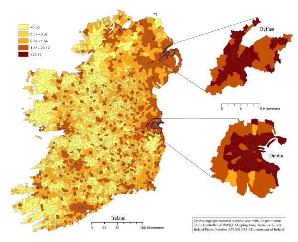 iamreddave's tweet image. The spatial distribution of pet cats on the island of Ireland
by Downes et al #ireland #IrelandMap #100daysofmaps #day32 Cats