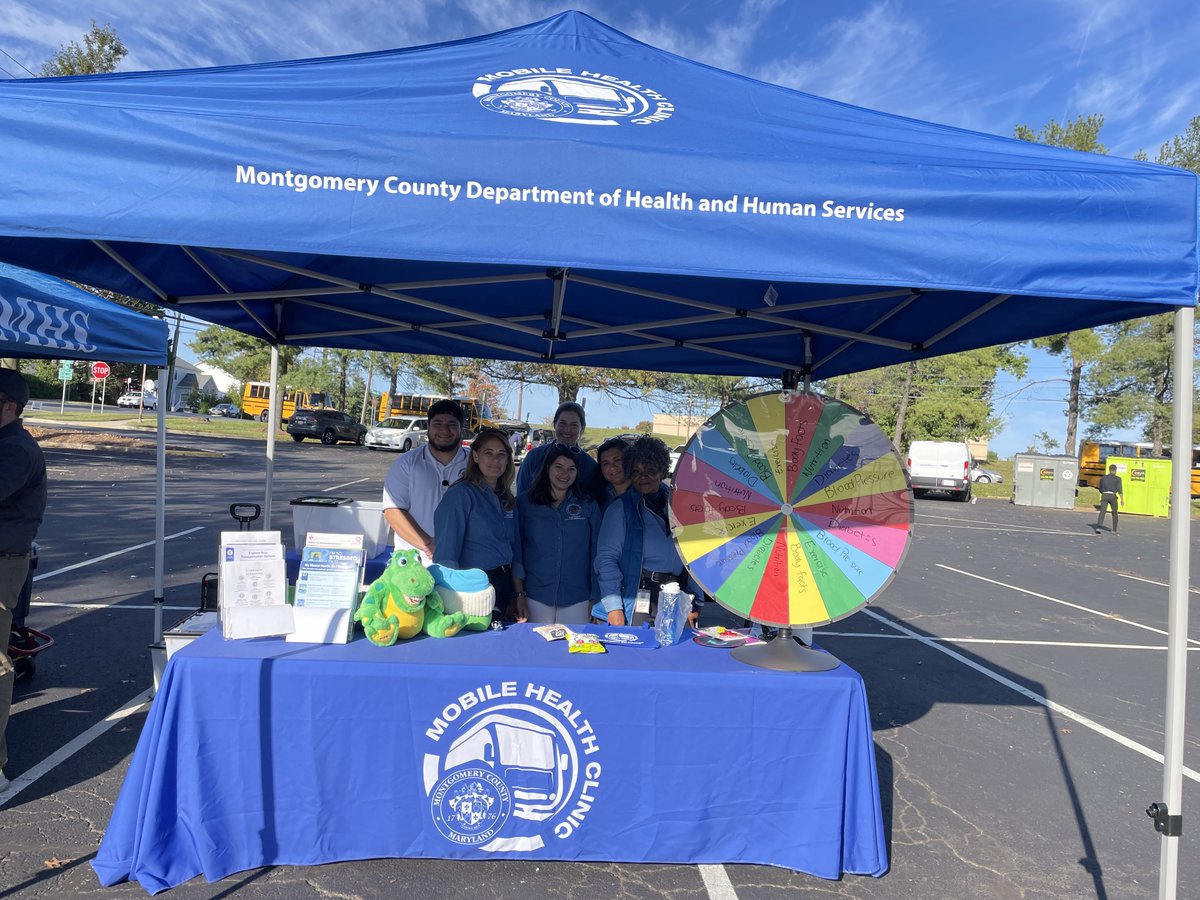 The Mobile Health Clinic team enjoyed a sunny day in Silver Spring, providing health screenings and health promotion at the Health and Wellness Fair 2023 Friday October 13th hosted by <a href="/InNowOrg/">Independence Now, Inc.</a>
