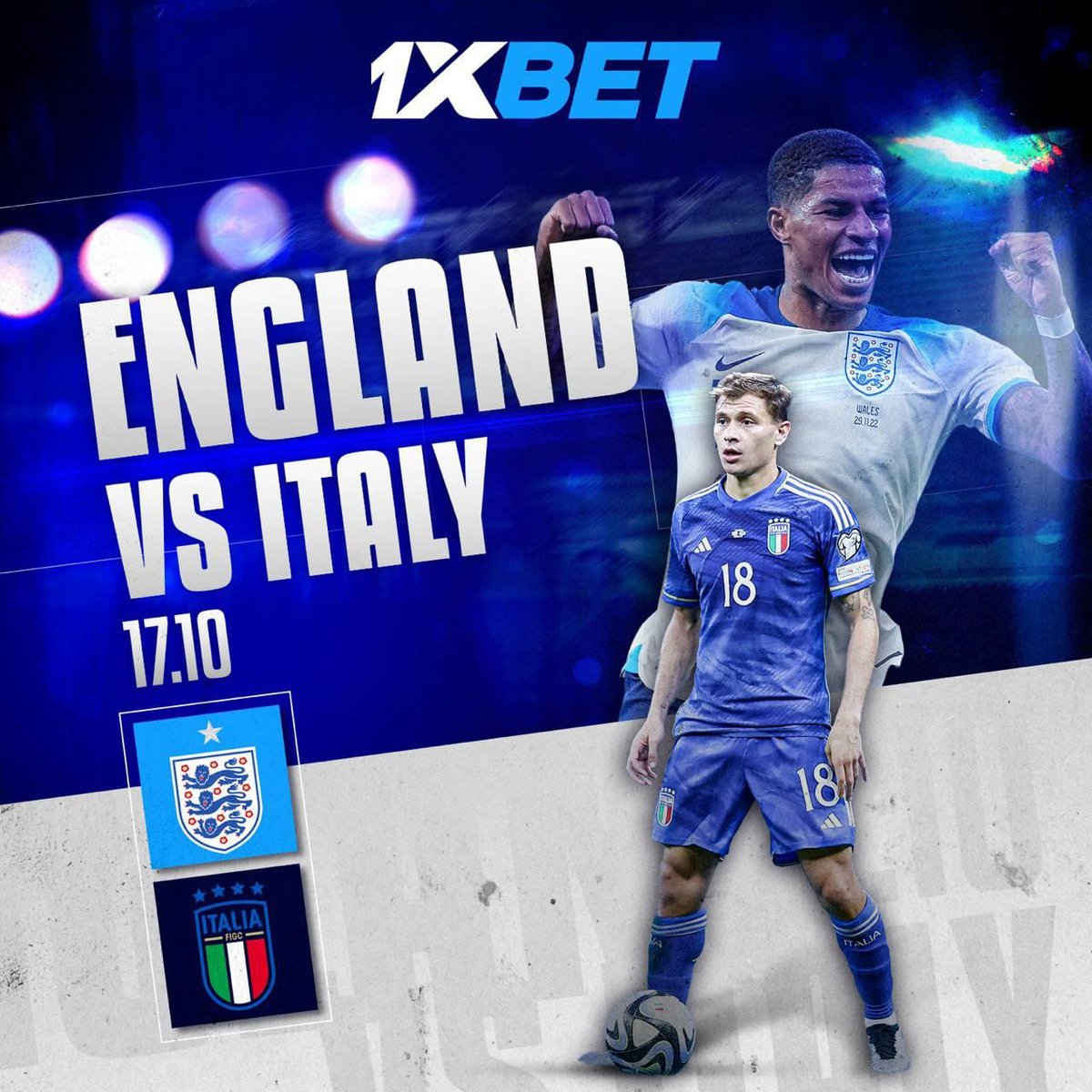 Alicia_bootfull's tweet photo. 🔥THRILLING SCRAMBLE: ENGLAND🆚🇮🇹ITALY
Receive 200% bonus using my promo code
1️⃣link👉https://t.co/TNydC9beMs
2️⃣code👉1XALICIA1X
Tuesday is highlighted by a crucial clash between England &amp; Italy at Wembley Stadium. Italy won Euro-2020 at this stadium, beating England in the final https://t.co/ChgJ4qfwWz