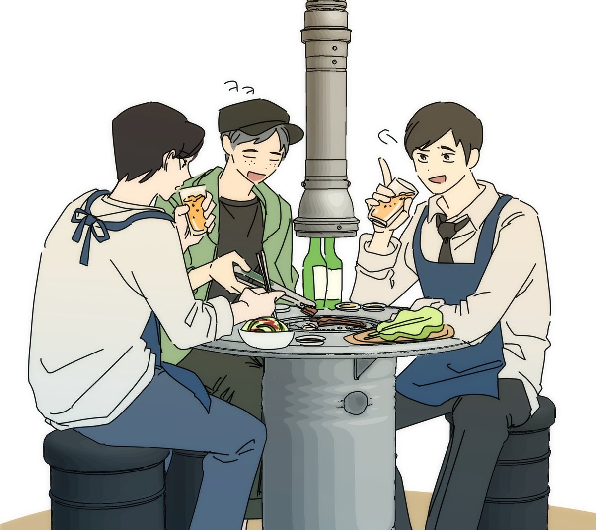 농구하는 친구들 소식이 한발짝씩 느린 박기철군