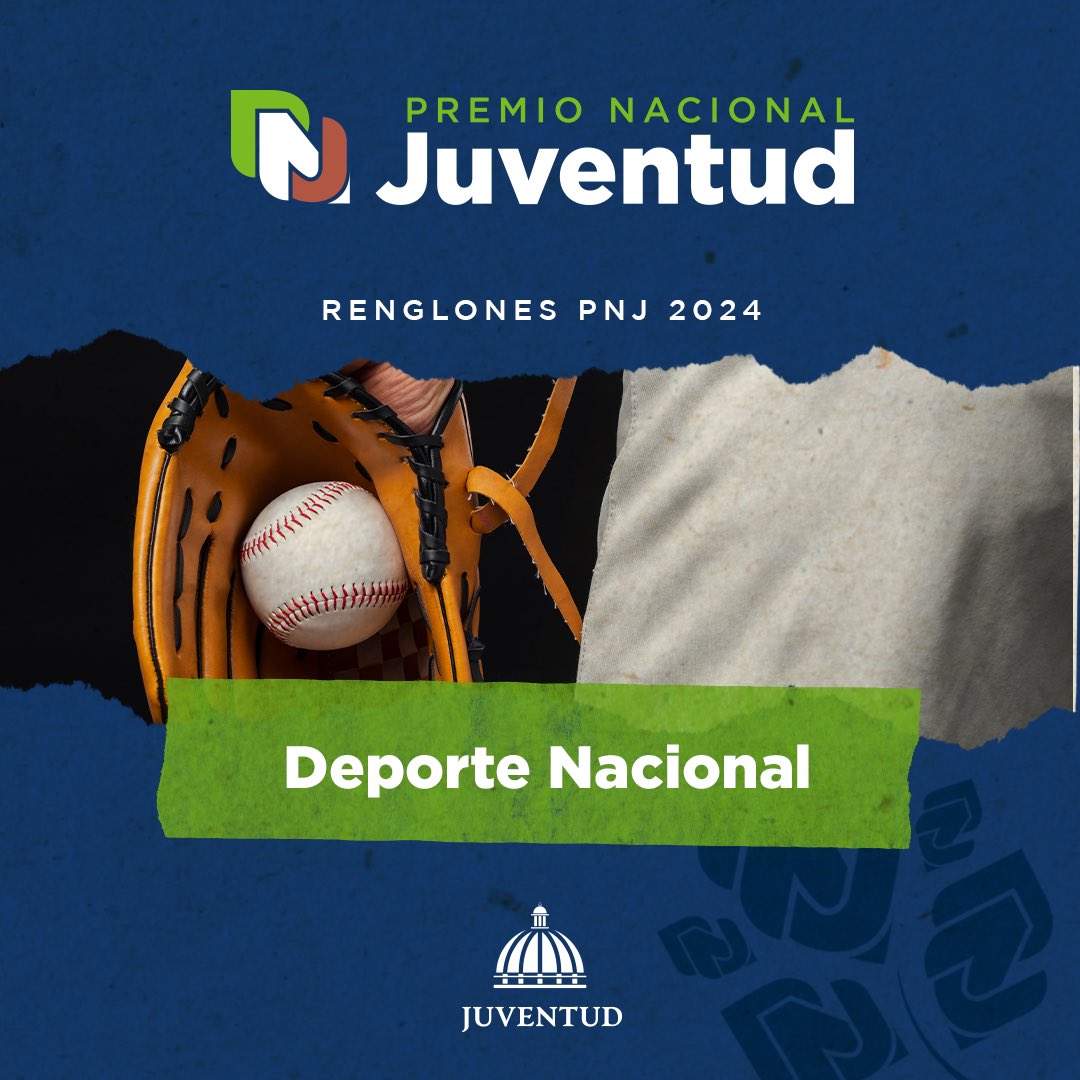 JuventudRD's tweet photo. Tú, joven deportista con méritos en el escenario nacional, podrías ser el próximo ganador del renglón 𝗗𝗲𝗽𝗼𝗿𝘁𝗲 𝗡𝗮𝗰𝗶𝗼𝗻𝗮𝗹.⁣
⁣
Postúlate en esta edición del #PremioNacionaldelaJuventud, completa el formulario disponible en https://t.co/06Faj50eOr

#PNJ2024 https://t.co/Du2JkKHt8I