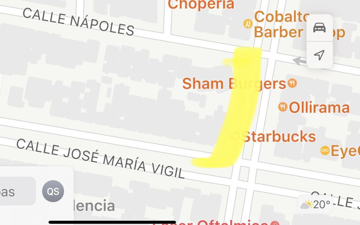 Toda la banqueta junto al <a href="/StarbucksMex/">Starbucks México</a> Terranova utilizada de estacionamiento; y los peatones? 😠

Esta sucursal tiene Valet Parking y ni así respetan los espacios de TP / peatonales. A diario x las mañanas, más entre semana.

<a href="/GdlMovilidad/">Movilidad Gdl.</a> <a href="/JaliscoVial/">Policía Vial Jalisco</a> <a href="/GuadalajaraGob/">Gobierno de Guadalajara</a>