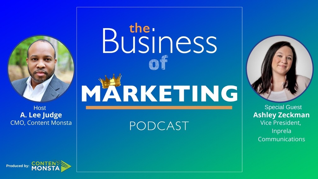 On episode 27 of The Business of Marketing Podcast @azeckman and @ALeeJudge dive into some of the nuances of B2B Influencers. 

Full episode 👉 lttr.ai/ipsJ

#B2BInfluencerMarketing #AshleyZeckman