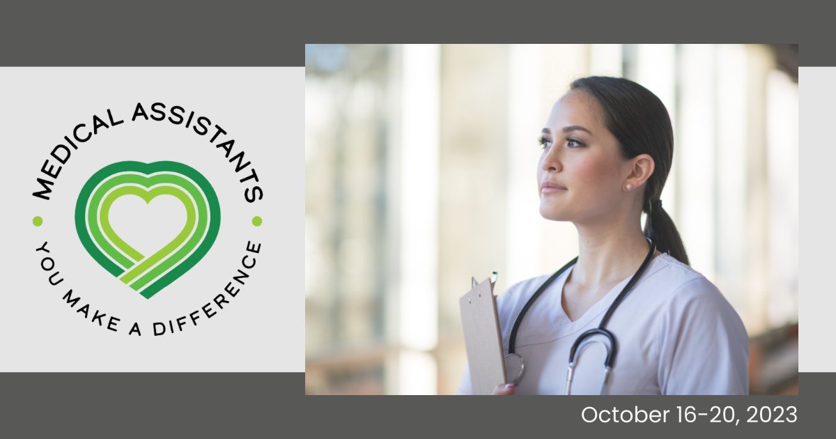 Join us in celebrating Medical Assistant Week &amp; thanking these healthcare heroes for all that they do!

#MedicalAssistantWeek is a time dedicated to recognizing &amp; celebrating the invaluable contributions of medical assistants, who are the backbone of healthcare. <a href="/americanmedtech/">AMT</a>