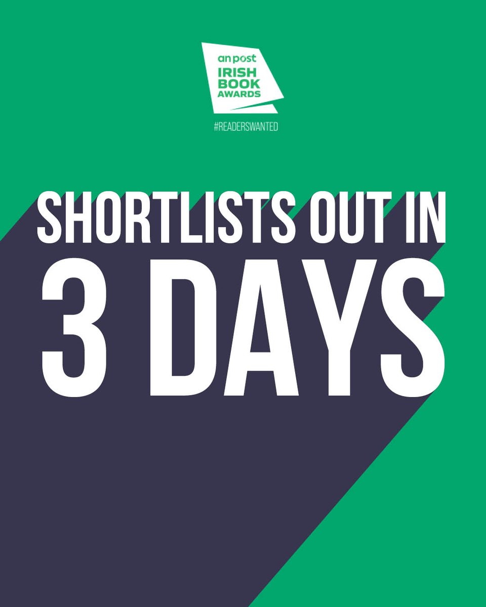 It's just THREE DAYS until we announce our 2023 shortlists! We'll see you back here on Thursday for the big reveal! #APIBA #ReadersWanted #IrishBookAwards #IBA