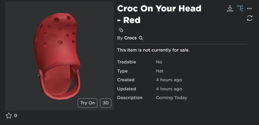 Crocs World Tycoon - Roblox