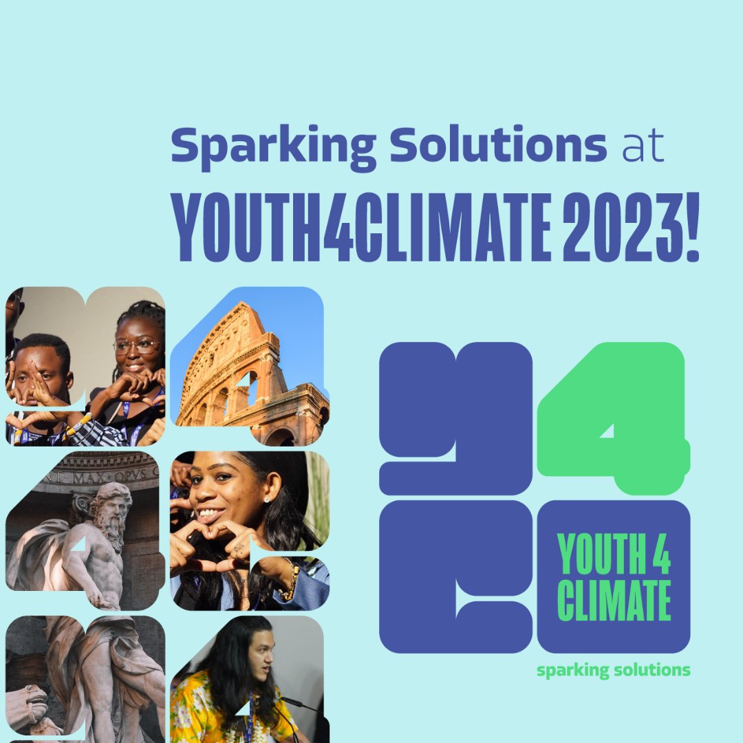 🗣️Happening tomorrow👇

Tune in to the Future of #ClimateAction! Watch the live stream of the 2023 #Youth4Climate event on the Y4C platform, Oct 18-19. Be inspired by youth-led solutions, meaningful dialogues, and discussions with climate champions!

community.youth4climate.info/dashboard/solu…