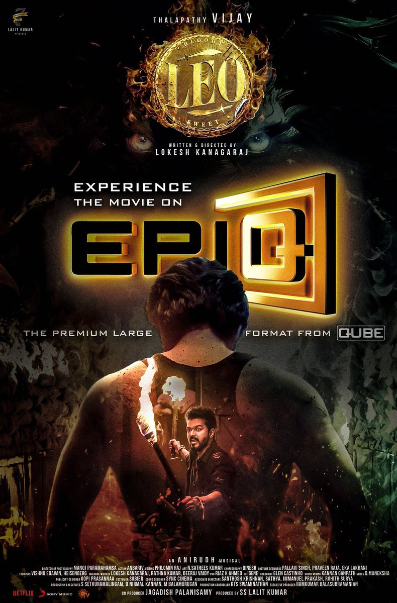 #Leo in #EPIQ Premium Large Format 
@CinemasBroadway 🤩

#PLF #PremiumLargeFormat
#LeolnEPIQ #LeoEPIQ @qubecinema
#LeoFromOctober19 #Qube #Poster
@actorvijay #LeoMovie #LeoFilm #coimbatore #Theatreskovai