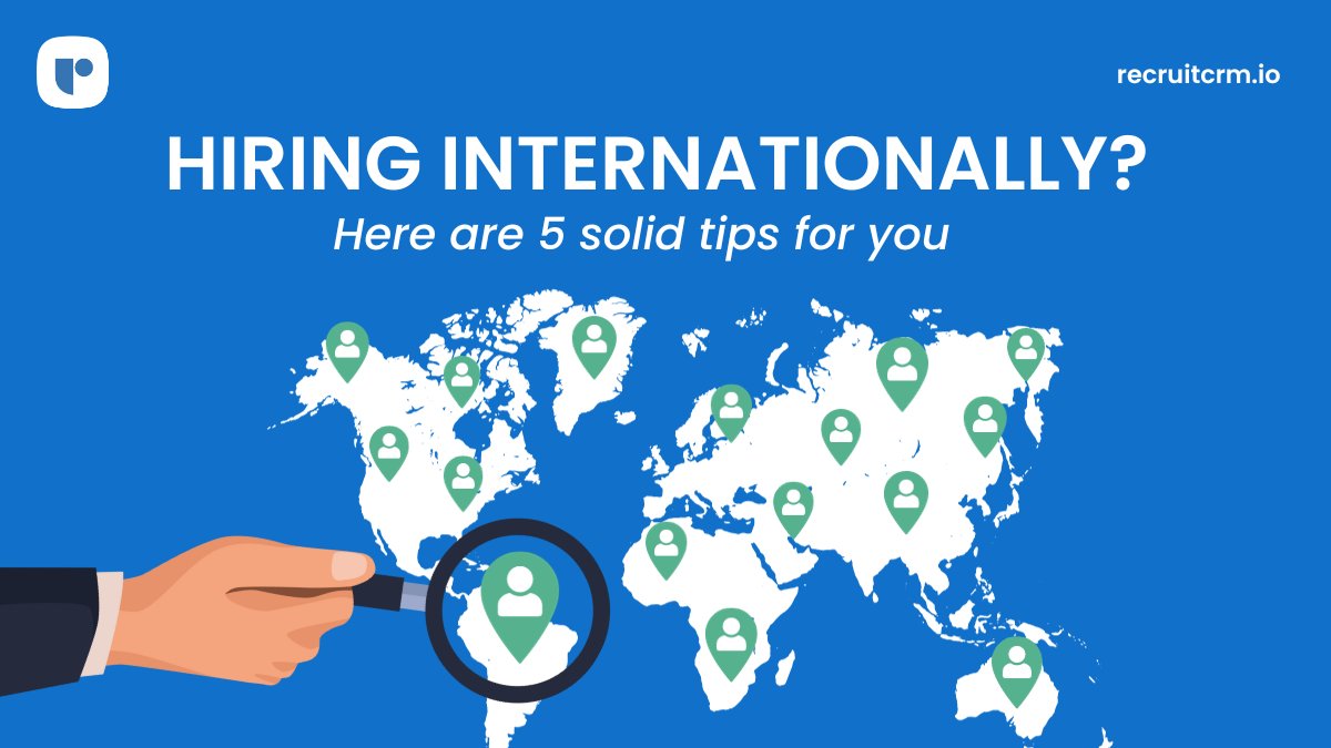 Navigating international remote hiring challenges just got easier! 🌎 Check out our latest blog for solid tips that transform hurdles into opportunities in the global talent hunt. 

Read here: bit.ly/479XLAn

#recruitcrm #remotework #remotehiring #remoterecruiting