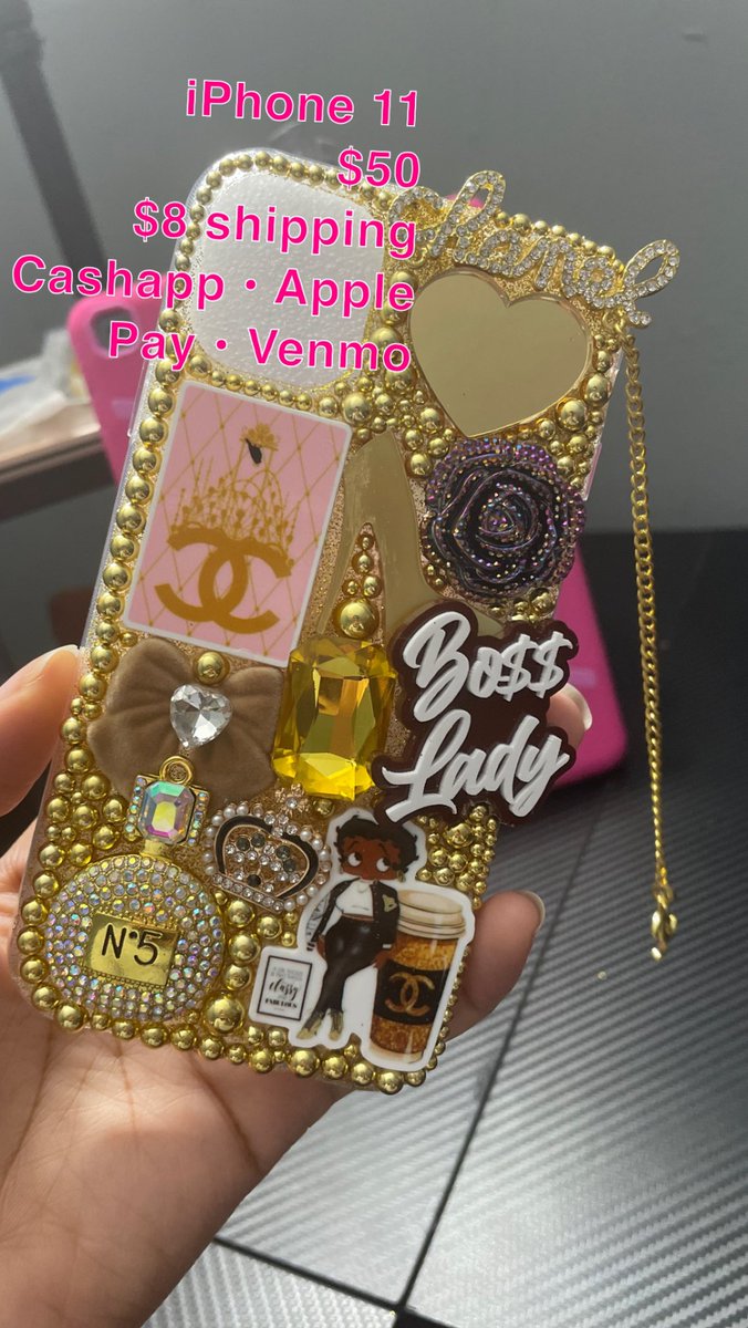 iPhone 11
$50 
$8 shipping 
Cashapp • Apple Pay • Venmo 

#cellphonecase #customphonecase #blingphonecase #blingqueen #etherealblingeffect #pink #bling