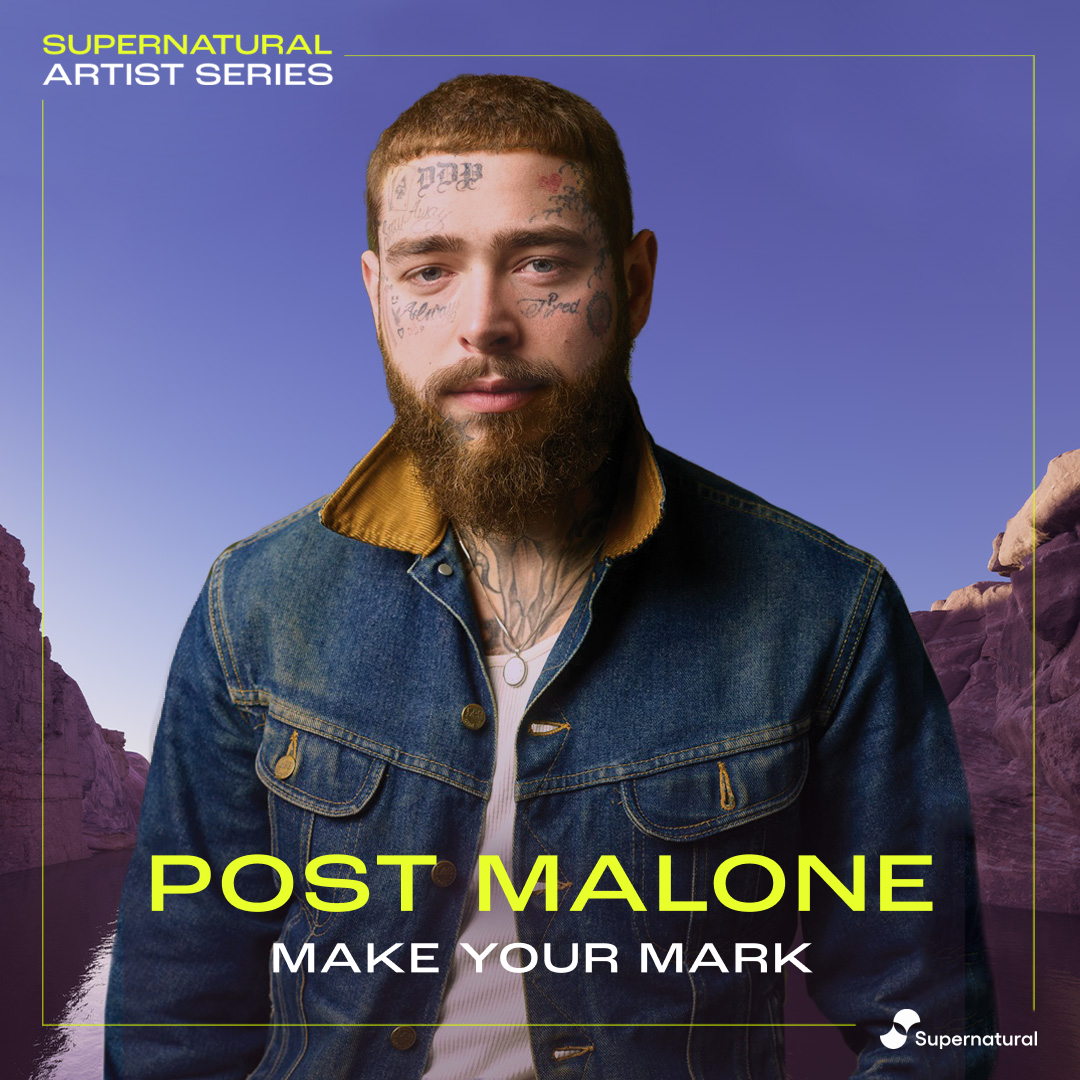 The wait is over! Elevate your workout with the energy of @postmalone’s greatest hits in our newest Supernatural Artist Series — available now in your workout library.