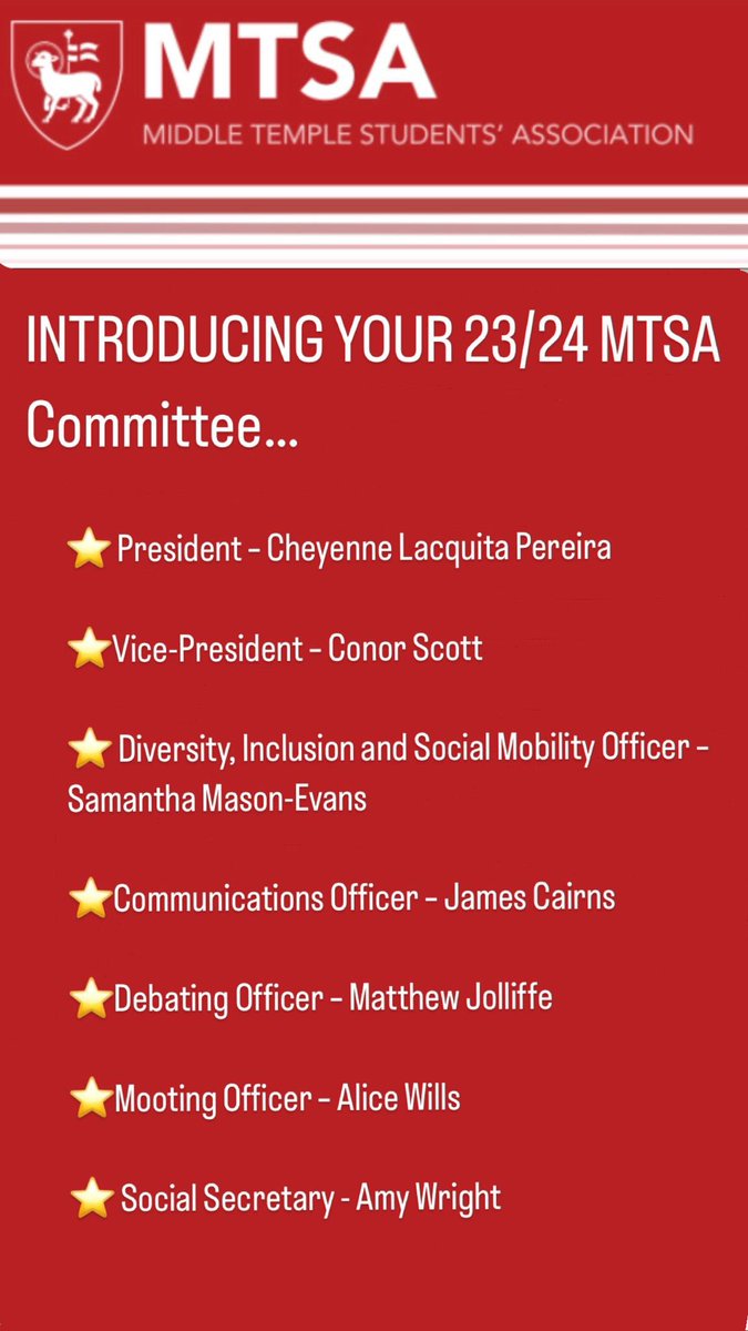 The 2022/23 MTSA committee is delighted to introduce your newly elected MTSA committee for the upcoming year! Congratulations to the new committee and a huge thank you to everyone who took part in the election- this year’s candidates were all extremely talented!