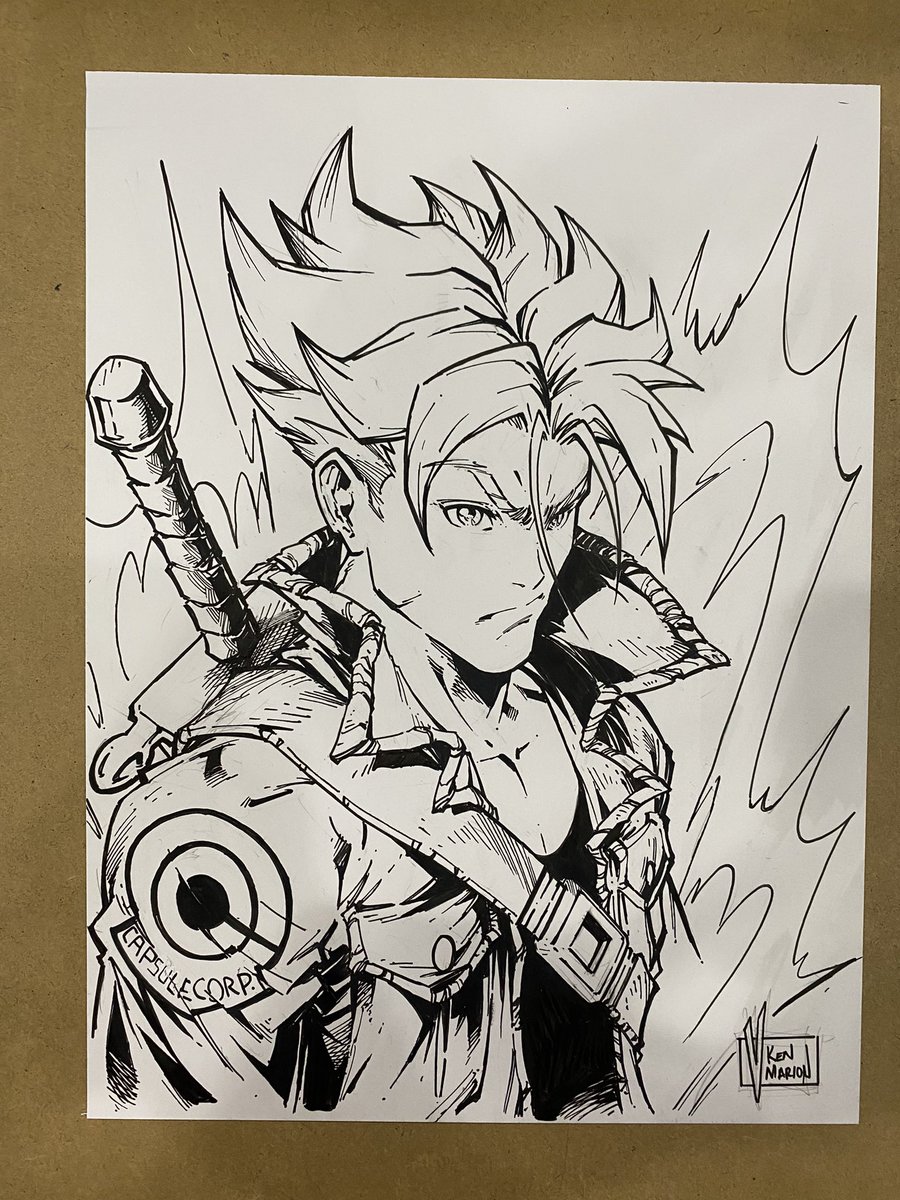 Had so many awesome commission requests from NYCC this year.  Here’s Future trunks - my absolute fav DBZ character. So much fun sketching this one! 

#trunks #futuretrunks #dragonballz #dragonballsuper #comics #anime #manga #comicart #originalart #nycc #newyorkcomiccon #nycc2023